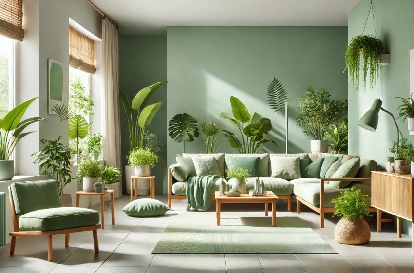 green living room