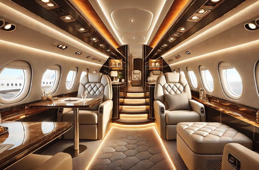 private jet interior design